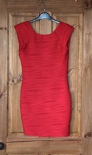 AX Paris red ripple bodycon