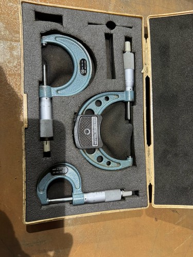 Mitutoyo set micrometers - set, 3