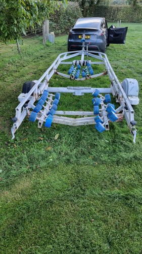 Marine boat trailer - boat,