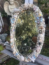 Vtg Seashell Large Encrusted