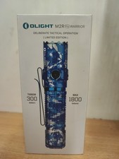 Olight M2r Pro Warrior - Ocean Camouflage - Limited Edition Flashlight New