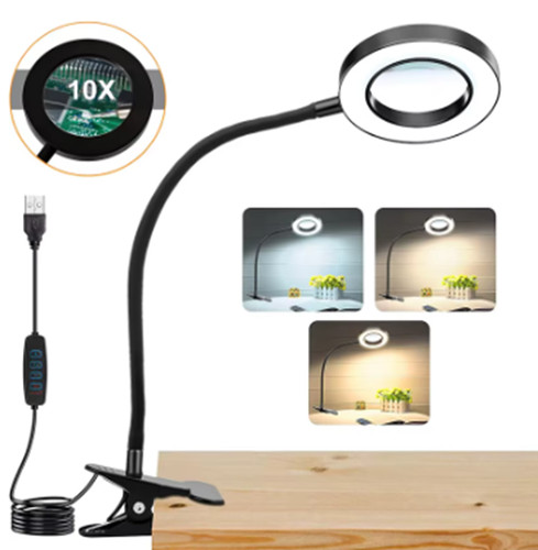 10x magnifier glass led - magnifier,