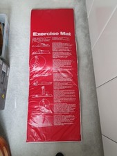 Padded Exercise Mat Dual-Sided Red/Blue 1.75m