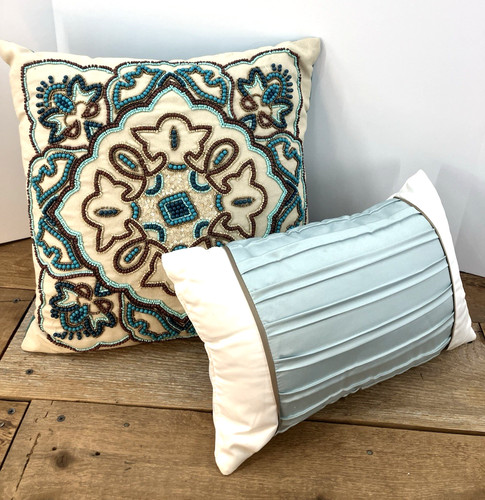 Vtg pier teal brown - 1,