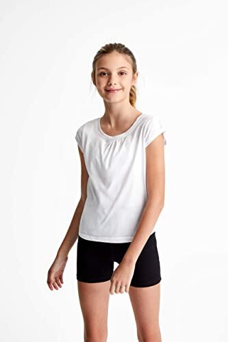 Girls stretchy shorts dance - girls,