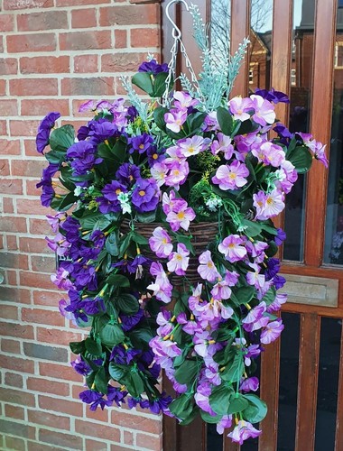 Artificial hanging basket - hanging,