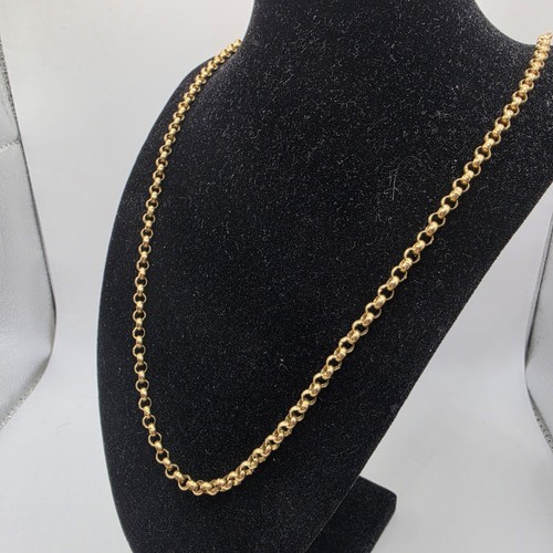 9ct gold belcher - 9ct, neclace