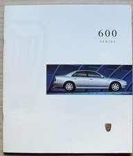 ROVER 600 SERIES Car Sales Brochure 1999 Model #5455 620ti 620GSi 620GSDi ++