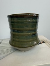 Plant Pot Small Green Tapered