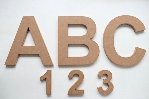 6mm mdf wooden - mdf, numbers