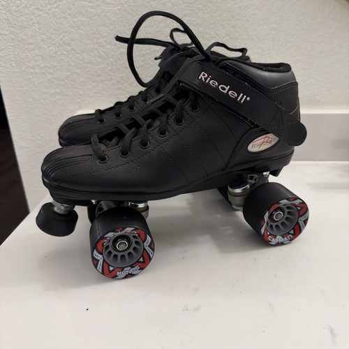 Riedell roller skates black - riedell,