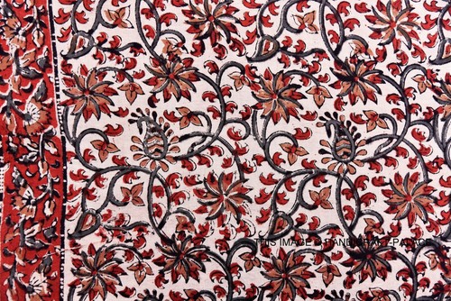Indian hand block - block, cotton