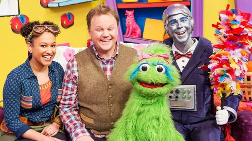 Justins house cbeebies poster - house,