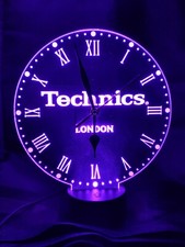 Technics  Clock LED sign neon