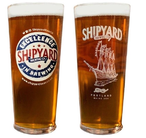 Shipyard brewing pint - x,
