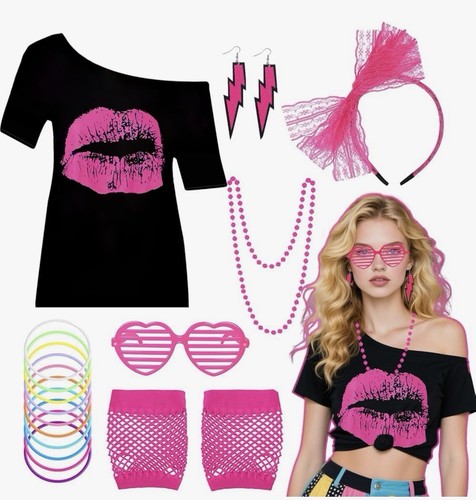 7pcs ladies 80s - ladies, 80s,