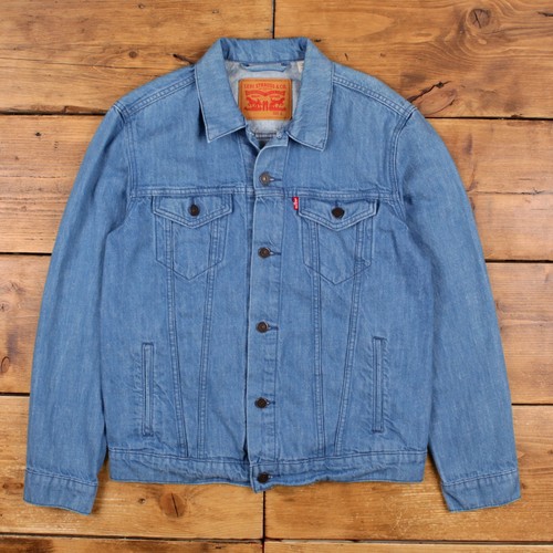 Levis denim jacket - l, mens