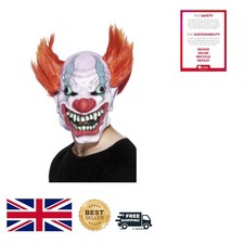 One Size Clown Mask with Hair