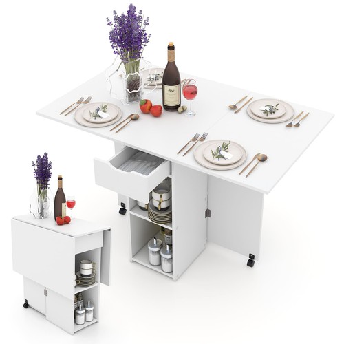 Mobile folding table with - with, 2