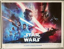 Cinema Poster: STAR WARS THE RISE OF SKYWALKER 2019 (Main Quad) Daisy Ridley