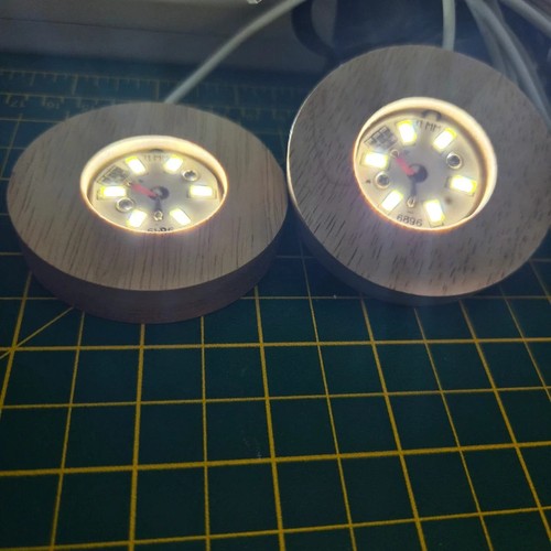 Natural wood led light - x,