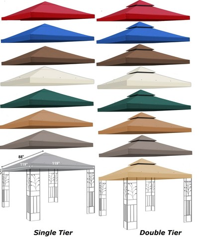 8x8 10x10 gazebo canopy - 10x10',