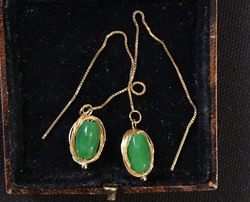 Vintage style natural jade - vintage,