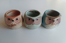 Set Of 3 Small Blue, Beige &