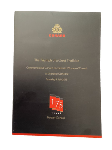 Cunard 175 year commemorative - 175,