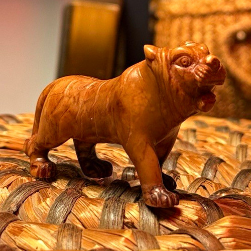 Rare vintage carved wooden - vintage,