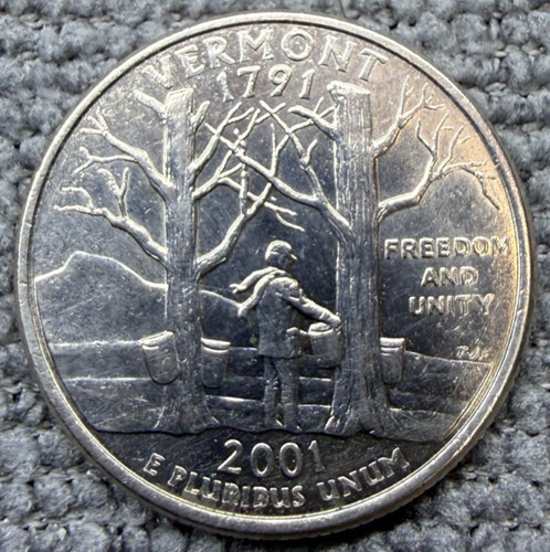2001 quarter vermont - 2001,