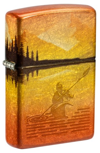 540 fusion tumbled brass zippo - 540,