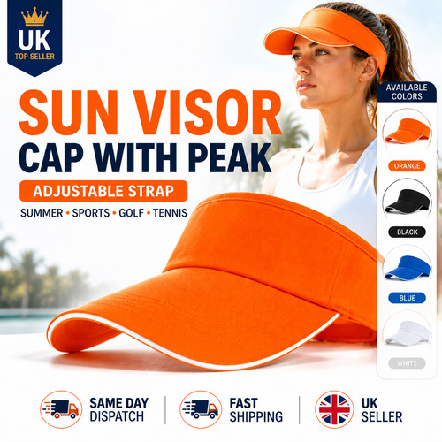 Sun visor cap with peak - sun,