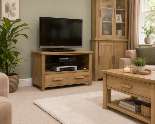 Solid oak opus cabinet - oak,