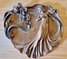 Art Nouveau Style Wall Plaque by Past Times