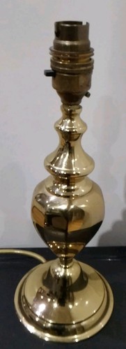 Brass table lamp - brass, vintage