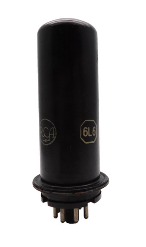 Rca made usa 6l6 black - in,