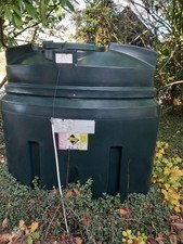 Bunded oil tank never used.