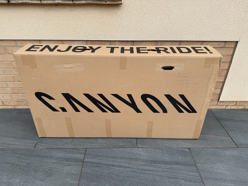 Large canyon cardboard - cardboard, bike