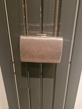 Primark Ladies Goldtone Clutch chain Bag. Clasp Fastening. New without tags!Mint