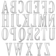 26 Alphabet Metal Cutting Dies