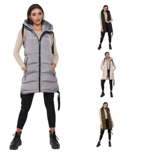 Womens hooded quilted zip - hooded,