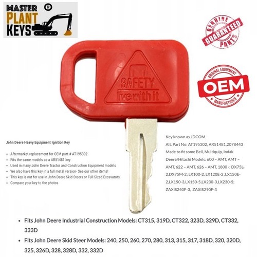 John deere ignition key - john,