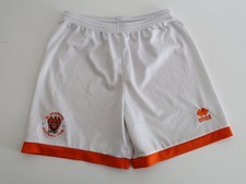 Blackpool FC Errea XS White Football Shorts