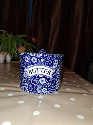 Burleigh blue calico - blue,