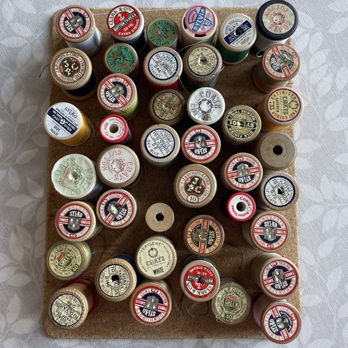 Vintage cotton reels job - reels, lot