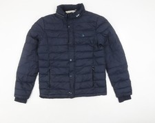 Jack Wills Unisex Blue Puffer Jacket M, Winter Ready