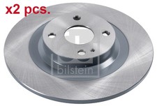 X2 PCS REAR BRAKE DISC ROTOS