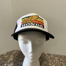 Nissun Cap Honda Trucker Hat Snapback Black White Mesh Racing JDM Adjustable