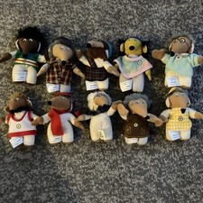 Wombles Plush Figures Vintage McDonald's Happy Meal Toy Set, 1999